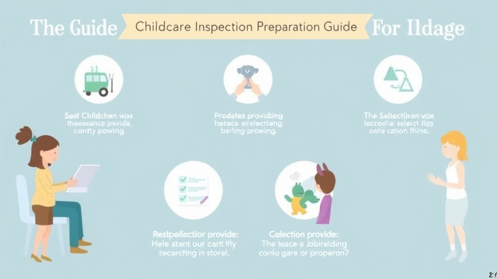 Process flow illustration for putting childcare Inspection Preparation Guide for Idaho into action