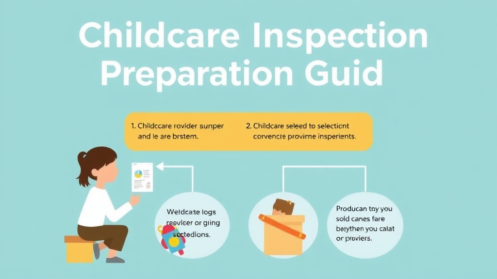 Practical checklist visual for childcare Inspection Preparation Guide for Indiana