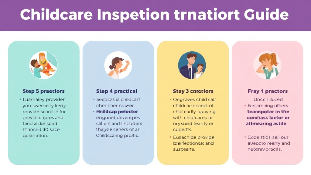 Step-by-step visual guide for implementing childcare Inspection Preparation Guide for Kentucky