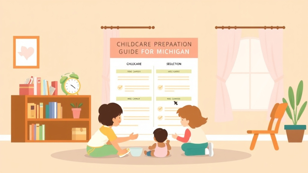Detailed visual representation of childcare Inspection Preparation Guide for Michigan