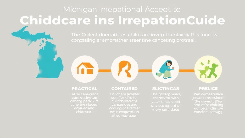Real-world application diagram for childcare Inspection Preparation Guide for Michigan