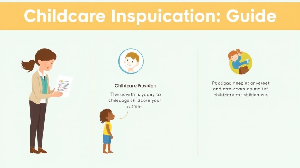 Process flow illustration for putting childcare Inspection Preparation Guide for Montana into action