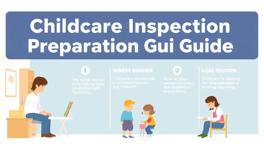 Real-world application diagram for childcare Inspection Preparation Guide for Nebraska