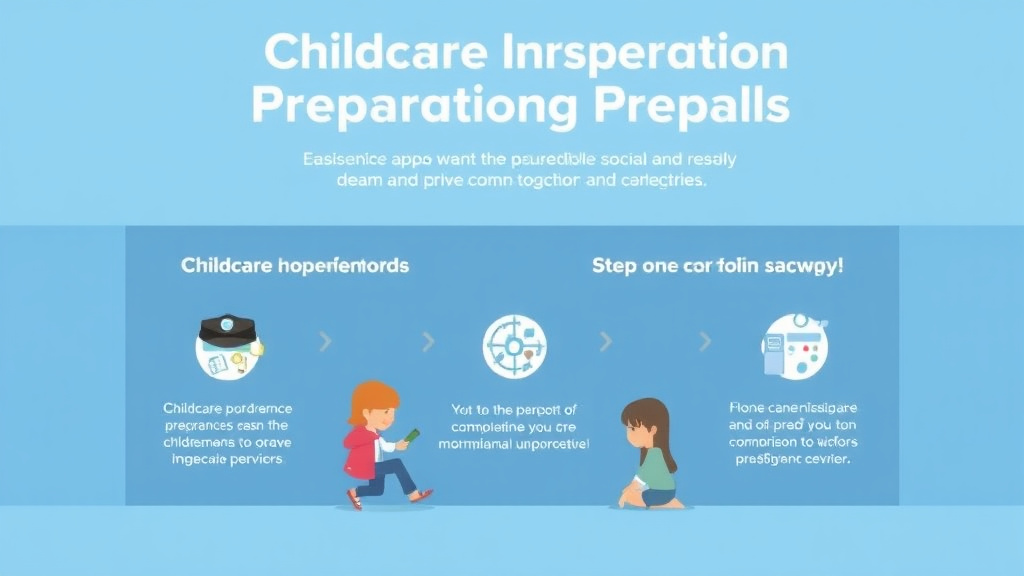 Real-world application diagram for childcare Inspection Preparation Guide for Ohio