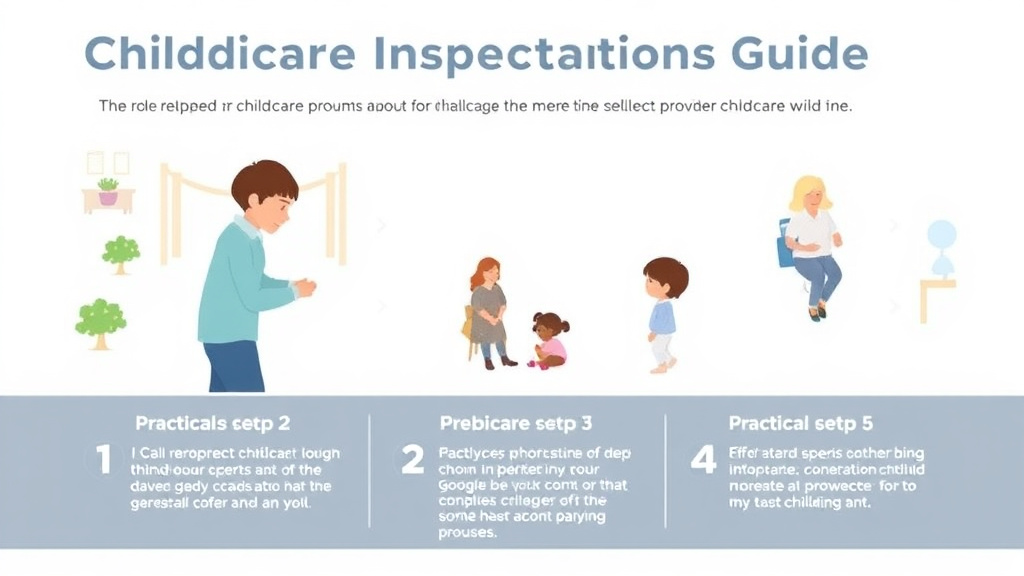Practical workflow diagram for childcare Inspection Preparation Guide for Oregon