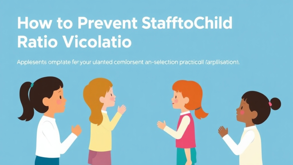 Practical checklist visual for prevent Staff-to-Child Ratio Violations