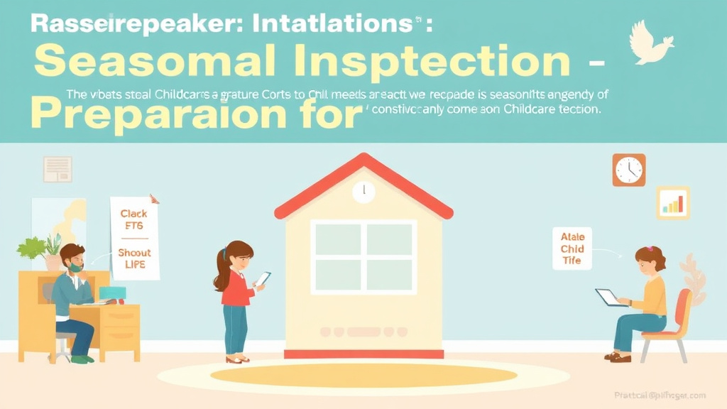 Real-world application diagram for seasonal Inspection Preparation for Childcare Centers