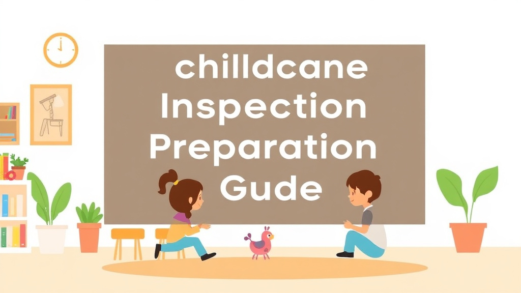 An informative visual explaining childcare Inspection Preparation Guide for South Carolina for beginners and professionals