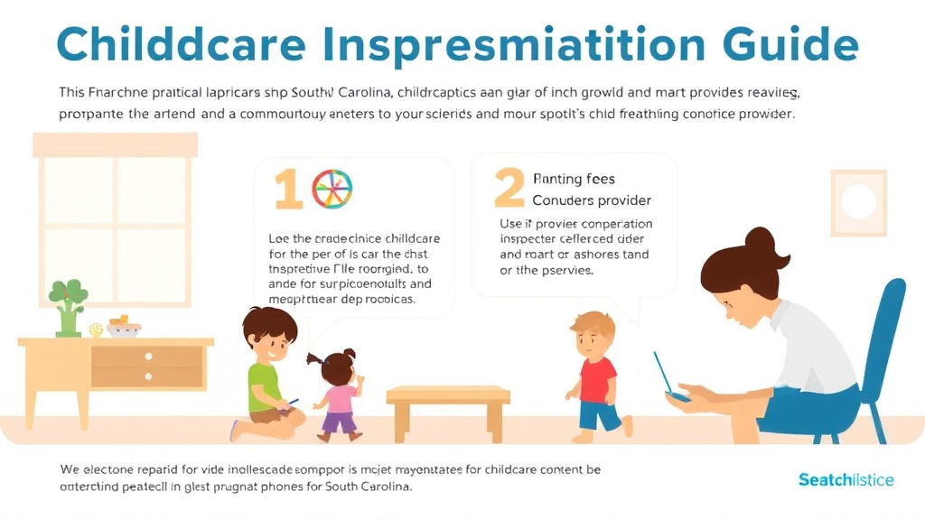 Hands-on guide visualization for childcare Inspection Preparation Guide for South Carolina