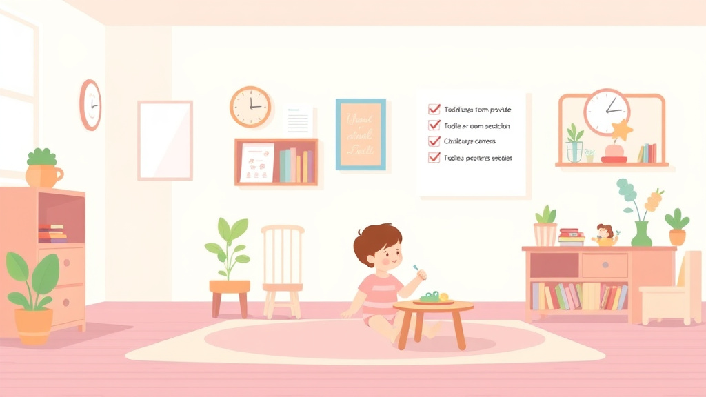 Conceptual diagram showing how toddler Room Inspection Checklist for Childcare Centers works in practice
