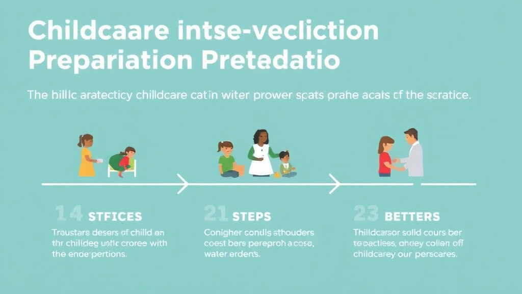 Action-oriented illustration showing how to apply childcare Inspection Preparation Guide for Vermont