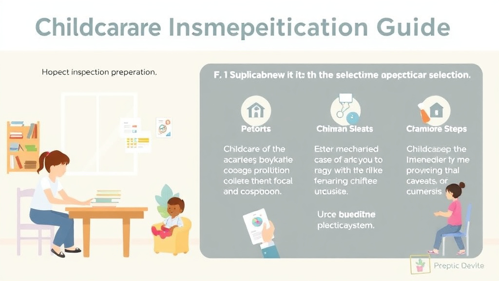 Process flow illustration for putting childcare Inspection Preparation Guide for Wyoming into action