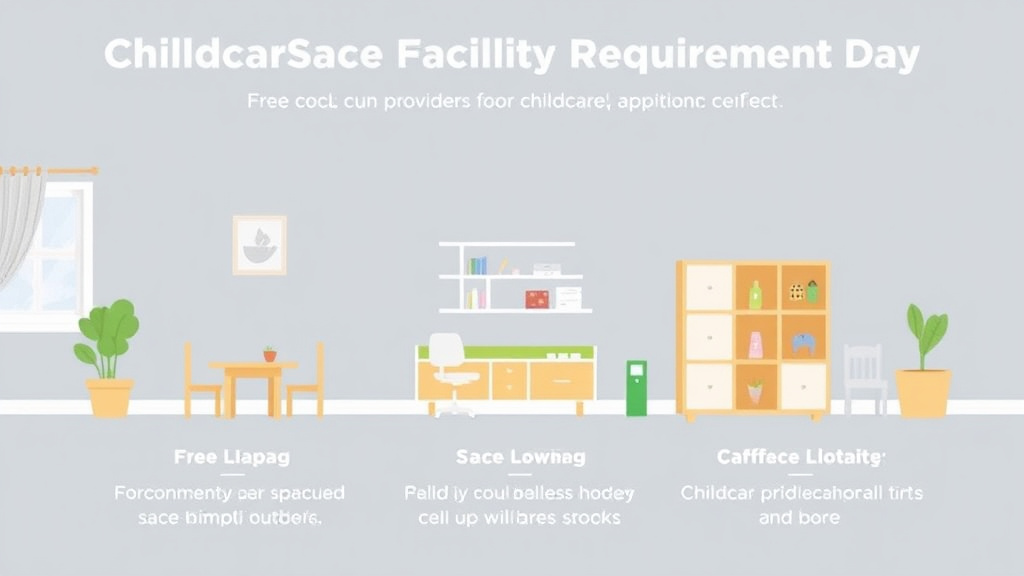 Hands-on guide visualization for childcare Facility Space Requirements in Alabama