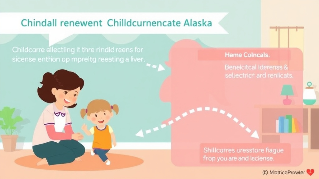 Practical workflow diagram for childcare License Renewal in Alaska: Requirements and Deadlines