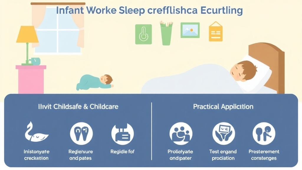 Step-by-step visual guide for implementing infant Safe Sleep Requirements in Alaska Childcare