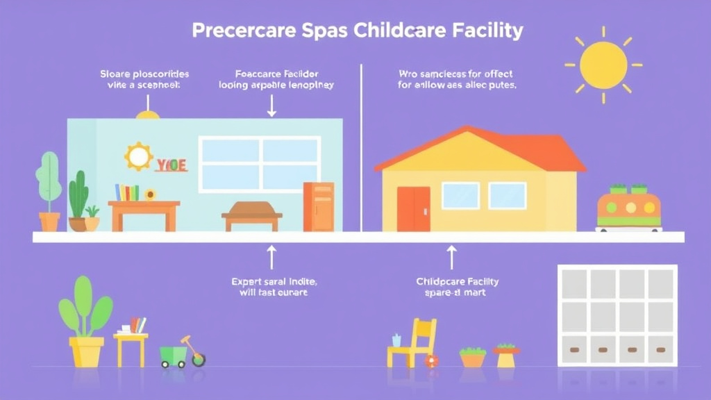 Hands-on guide visualization for childcare Facility Space Requirements in Arizona