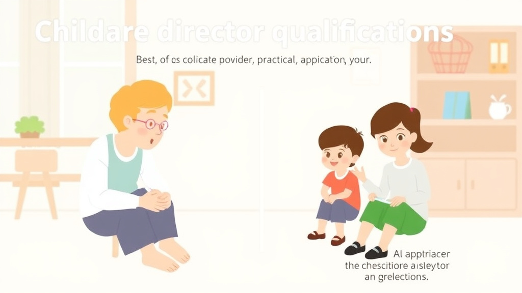 Practical checklist visual for childcare Director Qualifications in Arkansas
