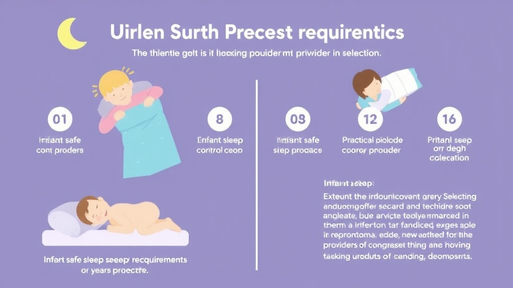 Real-world application diagram for infant Safe Sleep Requirements in Arkansas Childcare