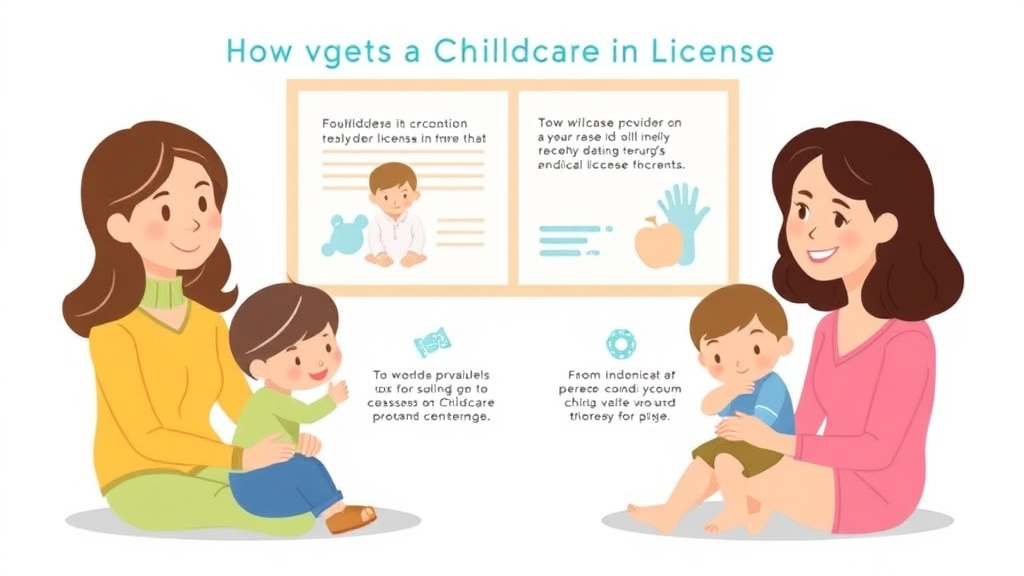 Real-world application diagram for get a Childcare License in California