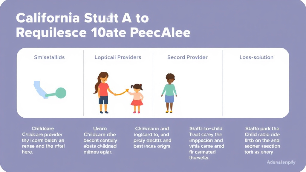 Hands-on guide visualization for california Staff-to-Child Ratio Requirements for Childcare