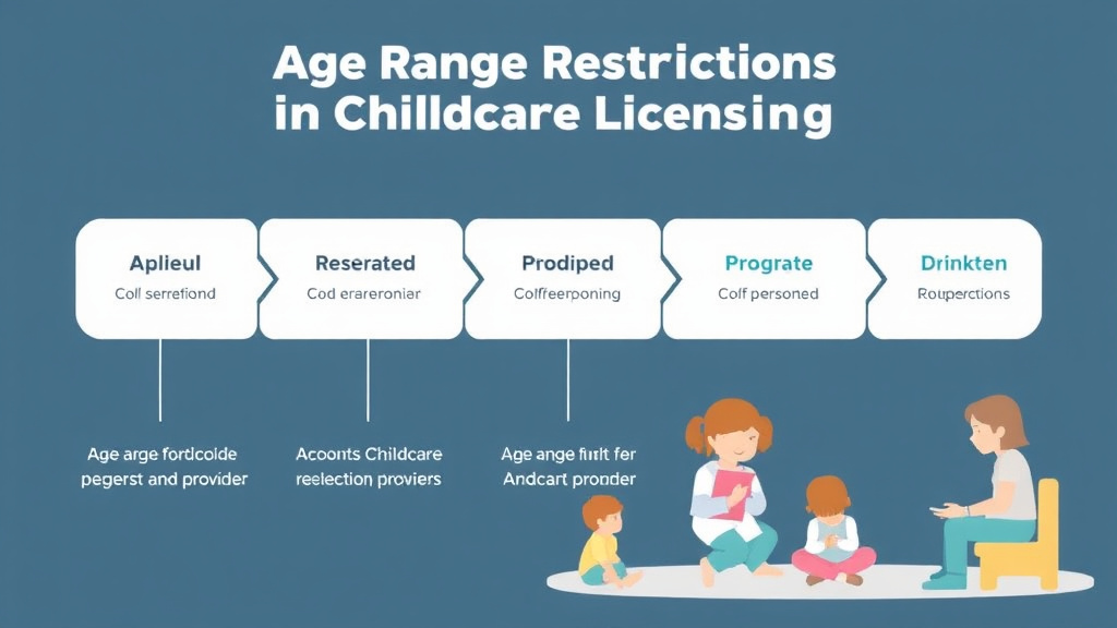 Practical workflow diagram for age Range Restrictions in Childcare Licensing