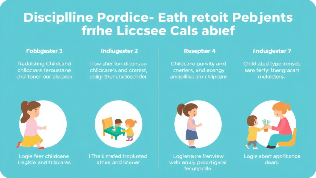 Practical workflow diagram for discipline Policy Requirements for Licensed Childcare