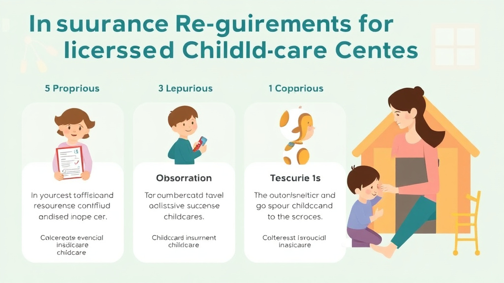 Step-by-step visual guide for implementing insurance Requirements for Licensed Childcare Centers