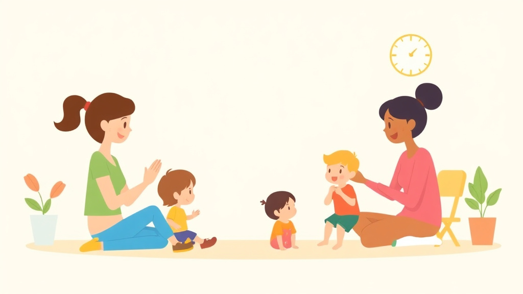 Illustration breaking down the fundamentals of childcare License Renewal: Requirements and Timeline