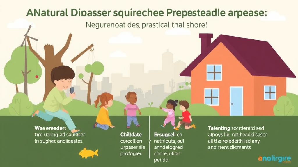 Practical checklist visual for natural Disaster Preparedness Requirements for Childcare