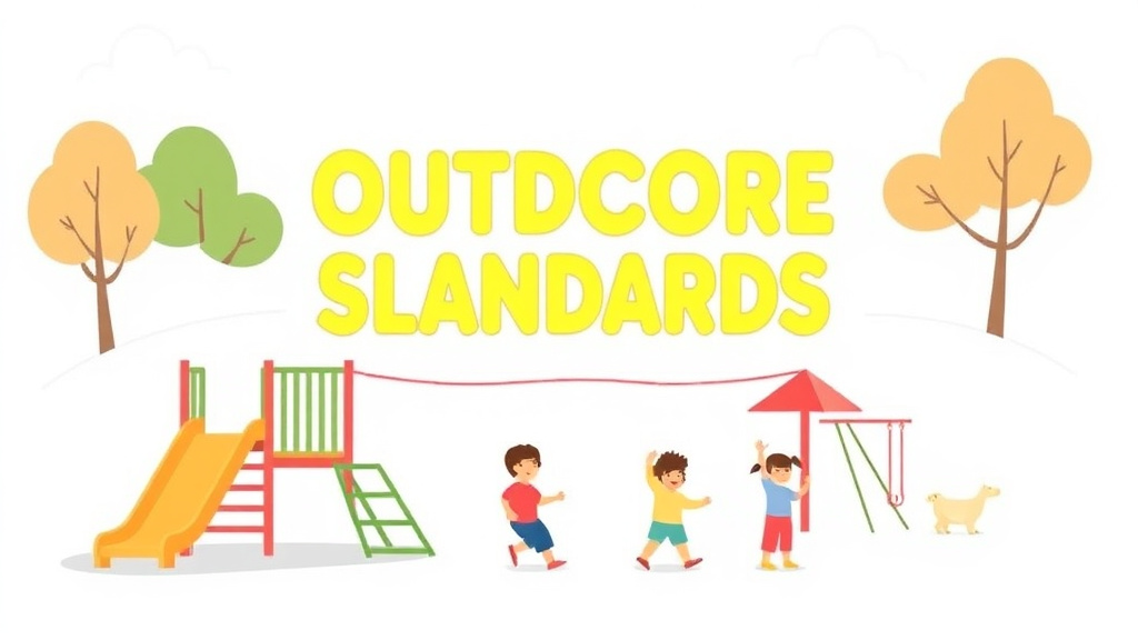 Conceptual diagram showing how outdoor Equipment Standards for Childcare Playgrounds works in practice