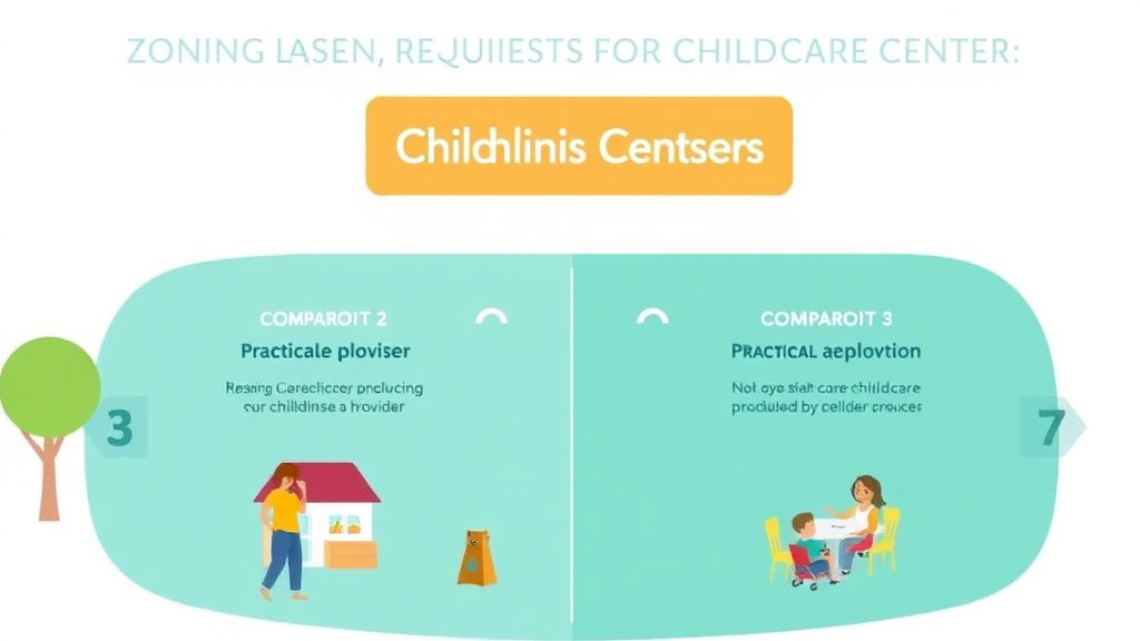 Implementation roadmap for zoning Requirements for Childcare Centers with actionable steps