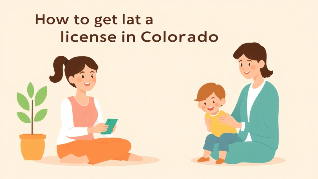 Conceptual diagram showing how get a Childcare License in Colorado works in practice