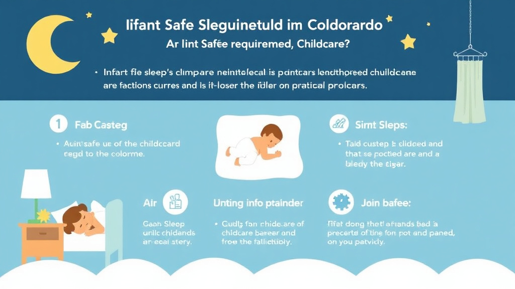 Hands-on guide visualization for infant Safe Sleep Requirements in Colorado Childcare