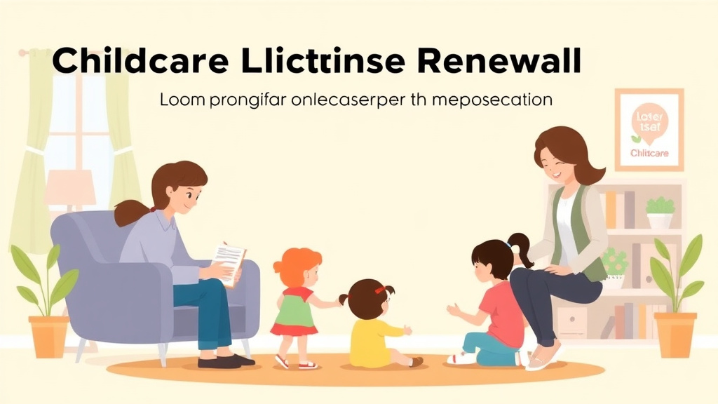 Detailed visual representation of childcare License Renewal in Connecticut: Requirements and Deadlines