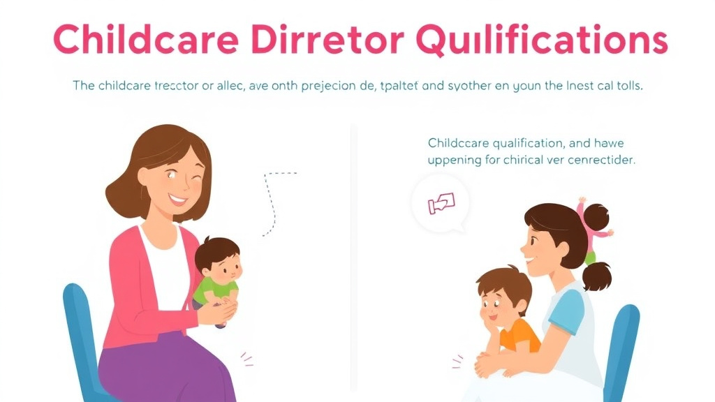 Hands-on guide visualization for childcare Director Qualifications in Connecticut