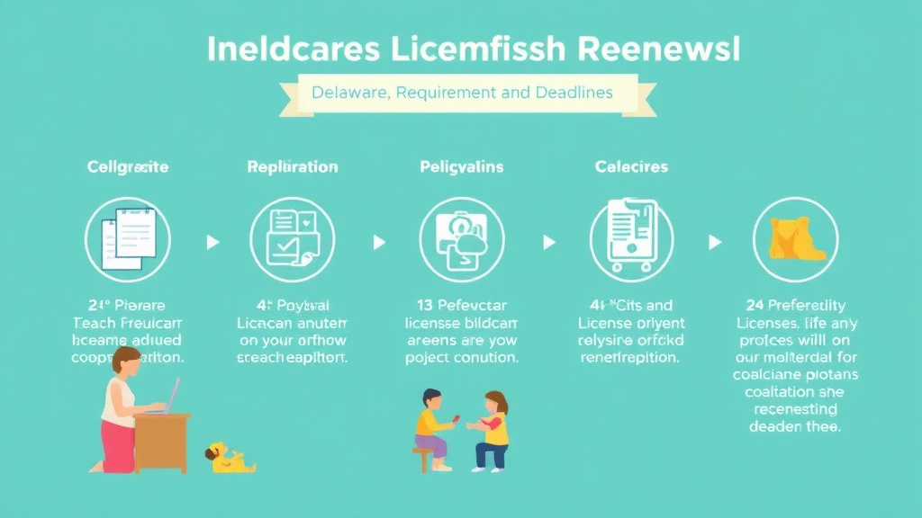 Implementation roadmap for childcare License Renewal in Delaware: Requirements and Deadlines with actionable steps