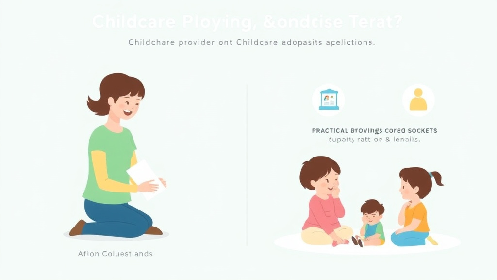 Action-oriented illustration showing how to apply delaware Staff-to-Child Ratio Requirements for Childcare