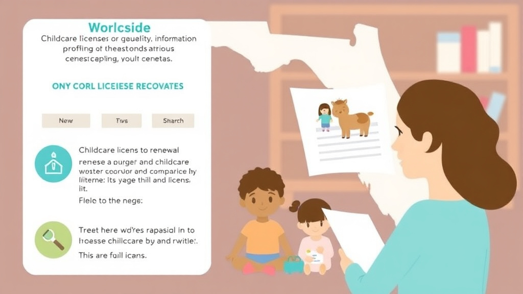 Step-by-step visual guide for implementing childcare License Renewal in Florida: Requirements and Deadlines