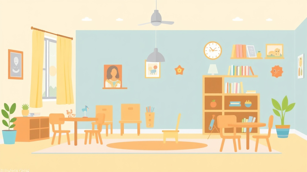 Illustration breaking down the fundamentals of childcare Facility Space Requirements in Florida