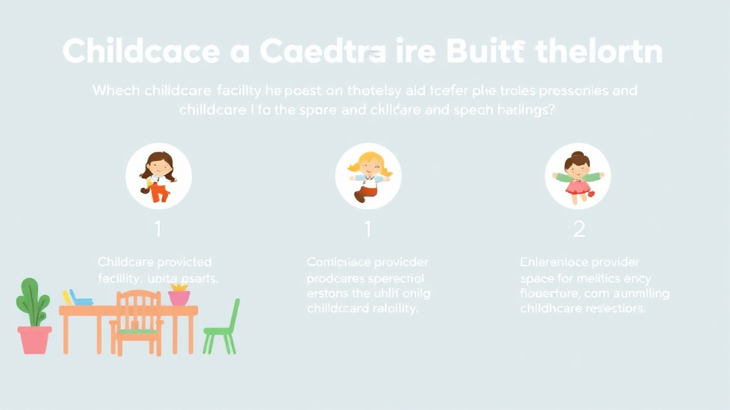 Action-oriented illustration showing how to apply childcare Facility Space Requirements in Florida