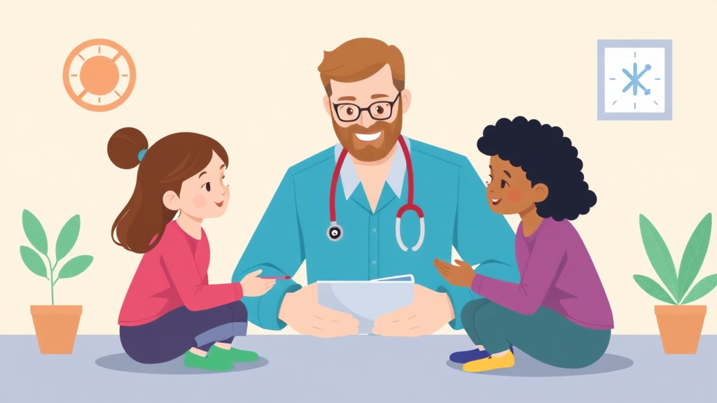 A professional illustration depicting childcare Director Qualifications in Georgia