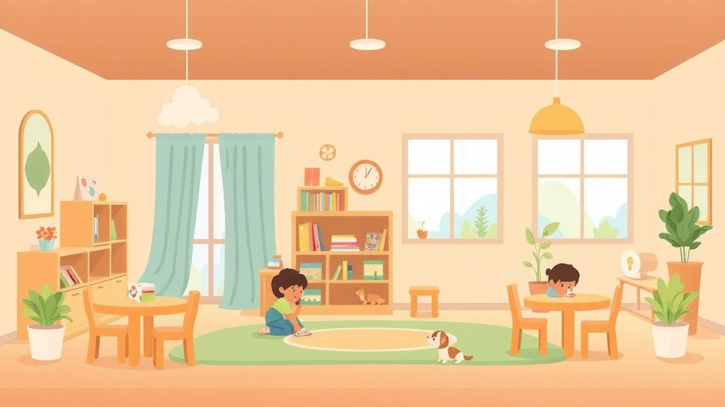 An informative visual explaining childcare Facility Space Requirements in Idaho for beginners and professionals