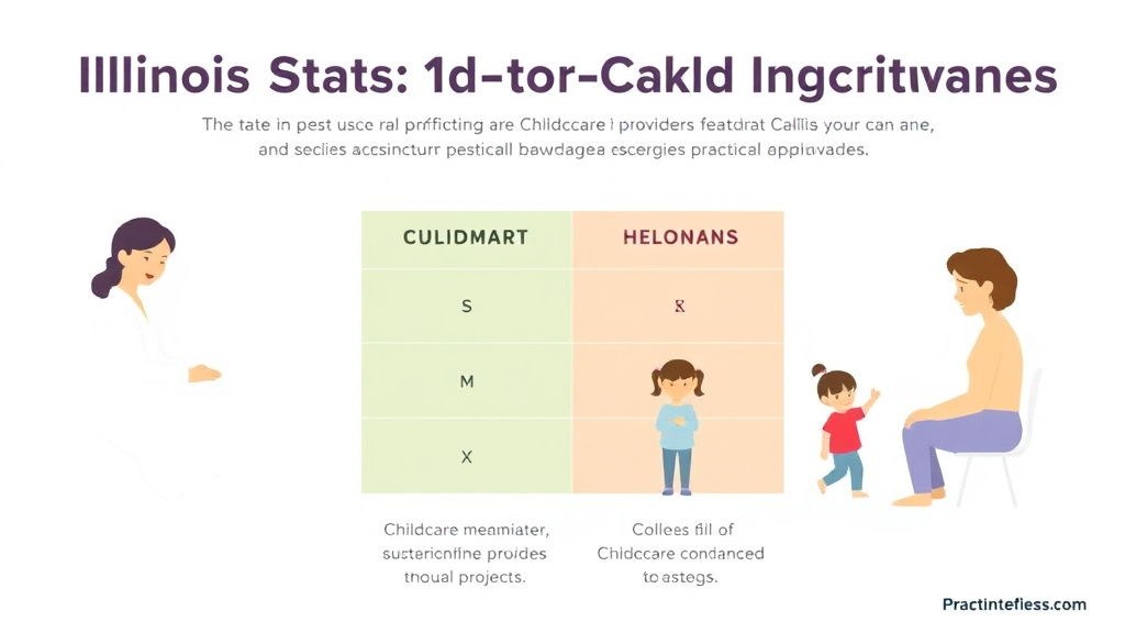 Hands-on guide visualization for illinois Staff-to-Child Ratio Requirements for Childcare