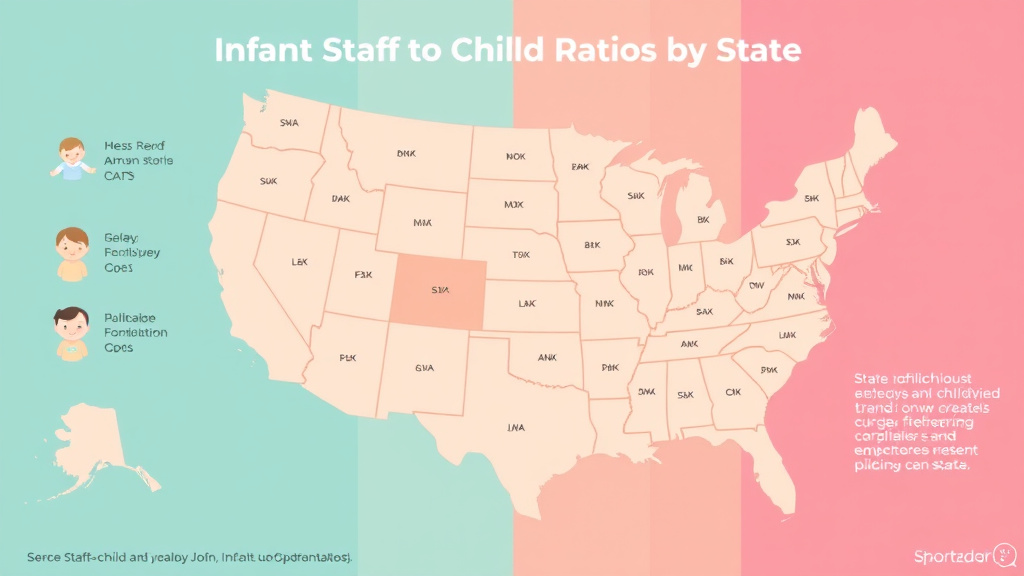 Hands-on guide visualization for infant Staff-to-Child Ratios by State