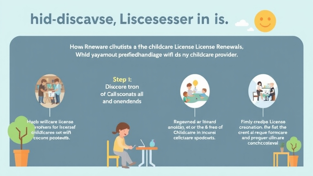 Real-world application diagram for childcare License Renewal in Iowa: Requirements and Deadlines