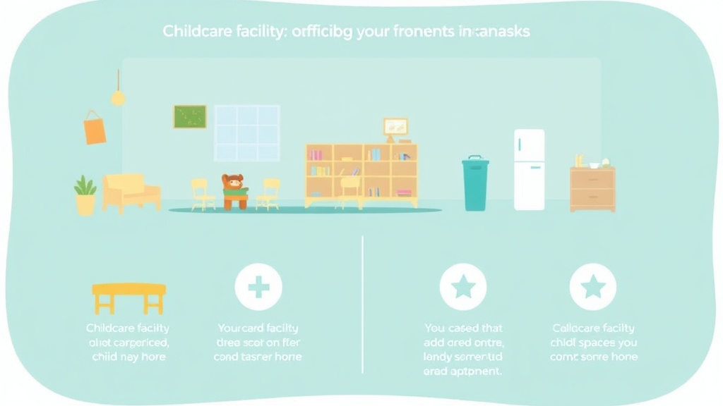 Practical workflow diagram for childcare Facility Space Requirements in Kansas