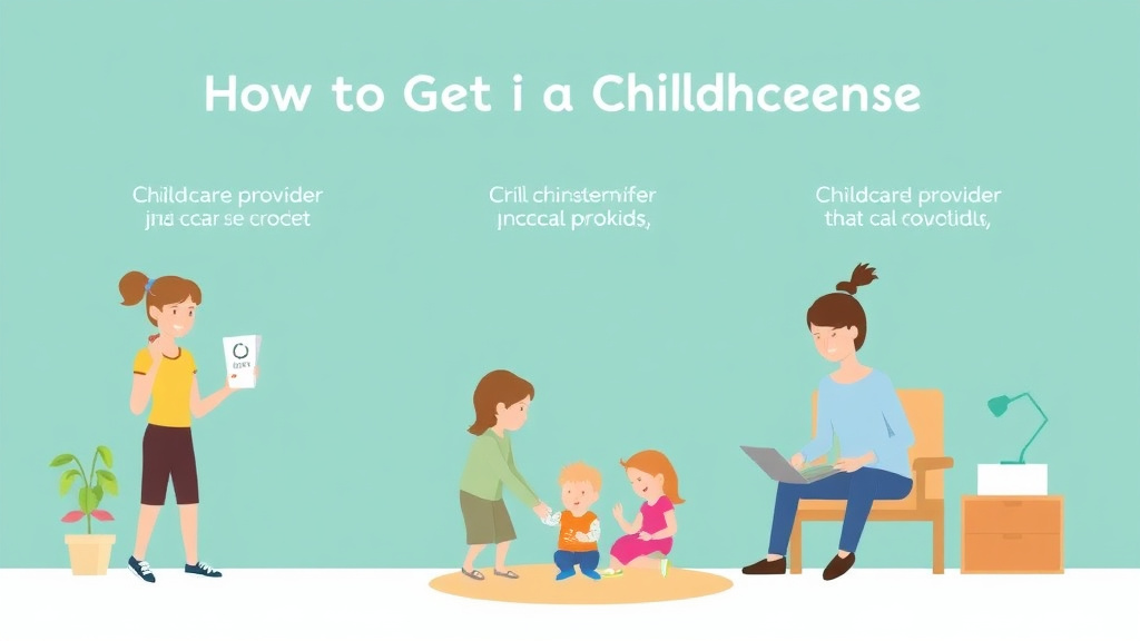 Practical workflow diagram for get a Childcare License in Kentucky