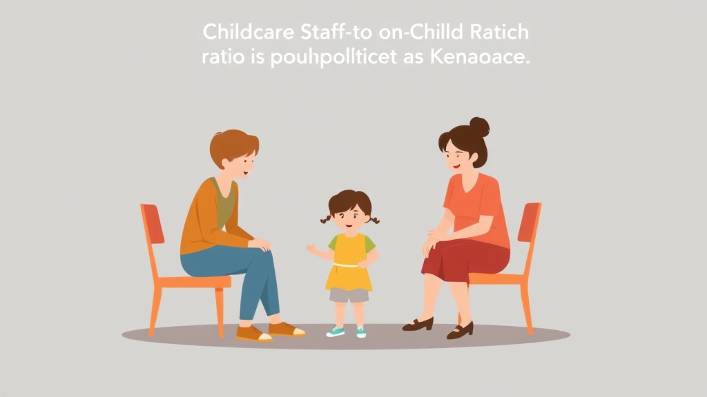 Illustration breaking down the fundamentals of kentucky Staff-to-Child Ratio Requirements for Childcare