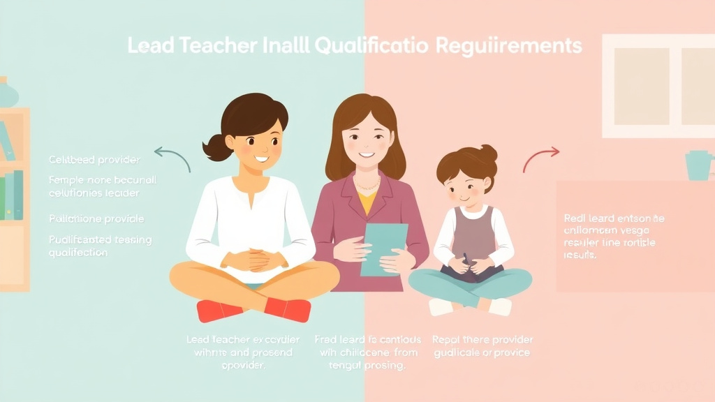 Practical workflow diagram for lead Teacher Qualification Requirements for Childcare