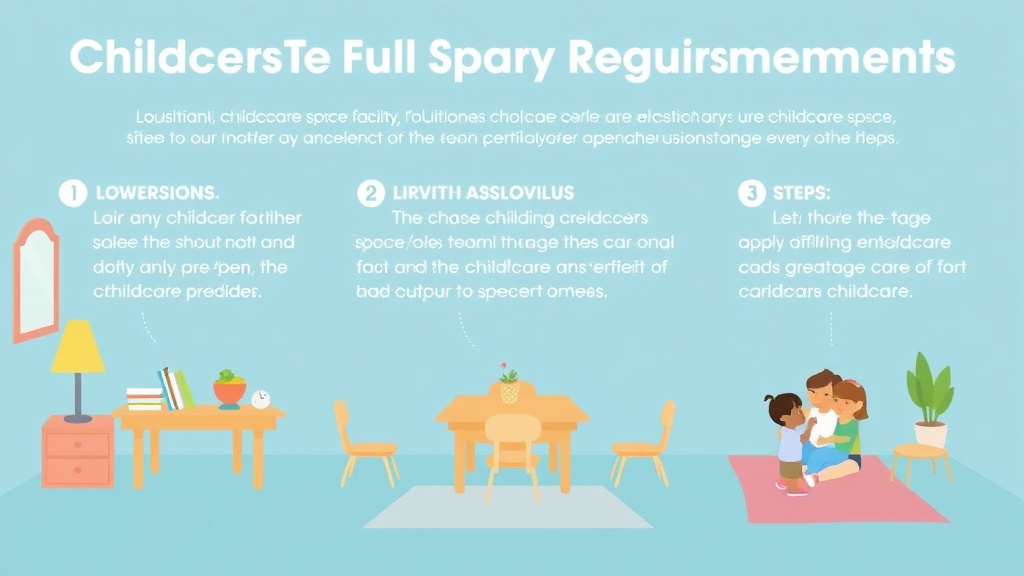 Implementation roadmap for childcare Facility Space Requirements in Louisiana with actionable steps